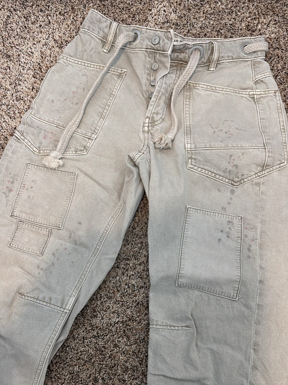 Free people barrel jeans